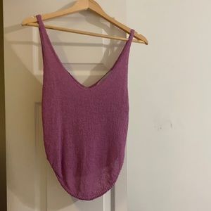 Free People knit tank top